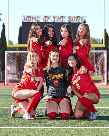 Cathedral Catholic Girls Varsity Soccer Team Media Day