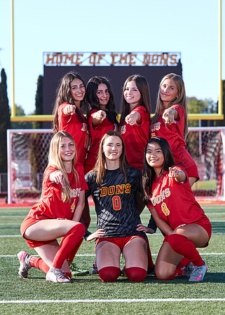 Cathedral Catholic Girls Varsity Soccer Team Media Day