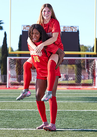 Cathedral Catholic Girls Varsity Soccer Team Media Day