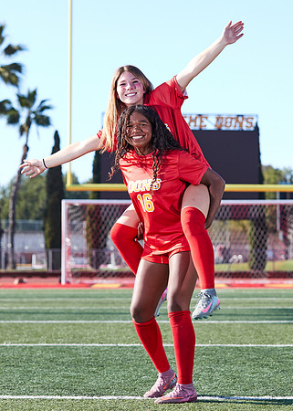 Cathedral Catholic Girls Varsity Soccer Team Media Day