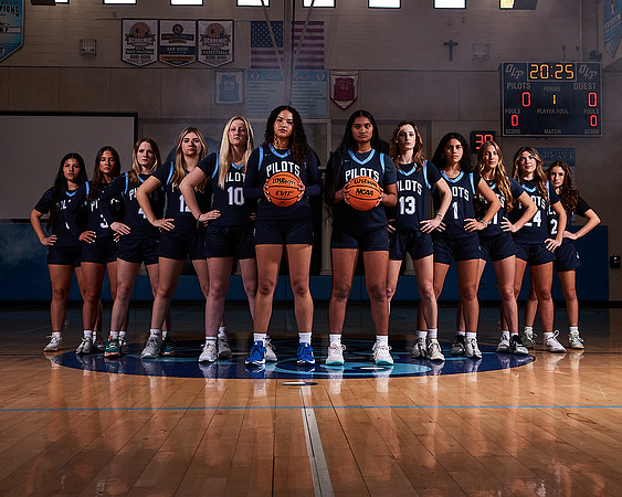 Academy of Our Lady of Peace Varsity Basketball Team Media Day