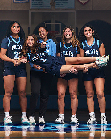 Academy of Our Lady of Peace Varsity Basketball Team Media Day