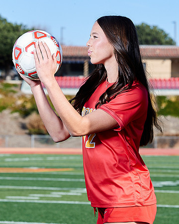 Cathedral Catholic Girls Varisty Soccer Team Media Day