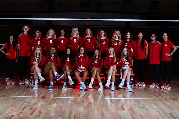 2023 Catherdal Catholic Girls Varsity Volleyball Team