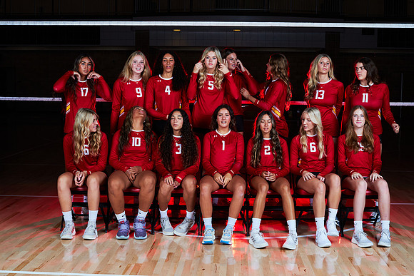 2023 Catherdal Catholic Girls Varsity Volleyball Team