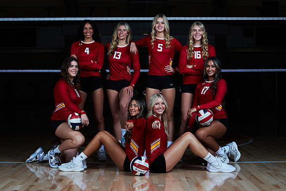 2023 Catherdal Catholic Girls Varsity Volleyball Team