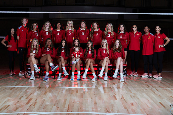 2023 Catherdal Catholic Girls Varsity Volleyball Team