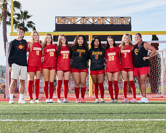 Cathedral Catholic Girls Varisty Soccer Team Media Day