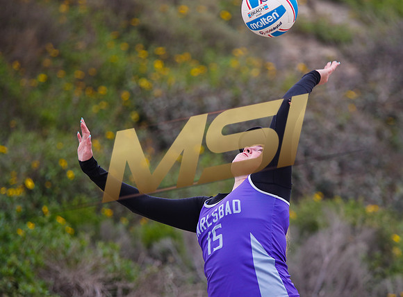 CIF Varsity Girls Beach Volleyball- Escondido @ Carlsbad