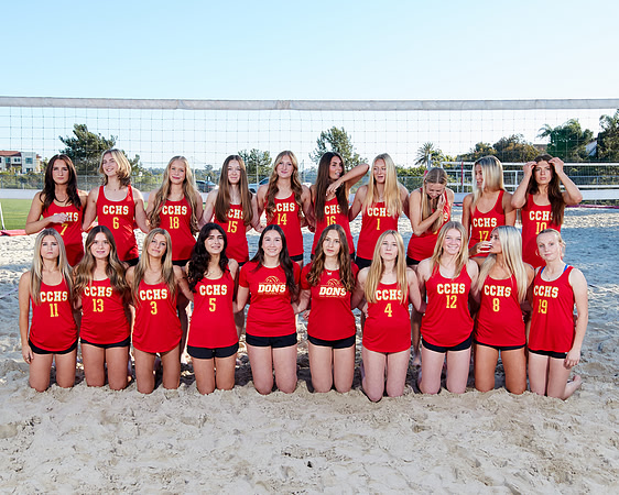 Catherdal Catholic Girls Beach Volleyball Team Media Day