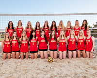 Catherdal Catholic Girls Beach Volleyball Team Media Day