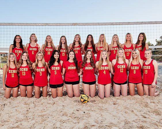Catherdal Catholic Girls Beach Volleyball Team Media Day