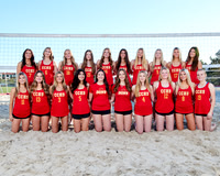 Catherdal Catholic Girls Beach Volleyball Team Media Day