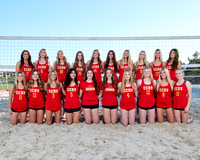 Catherdal Catholic Girls Beach Volleyball Team Media Day