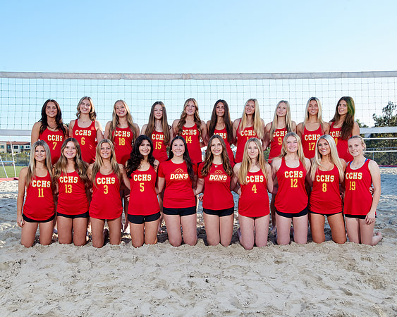 Catherdal Catholic Girls Beach Volleyball Team Media Day