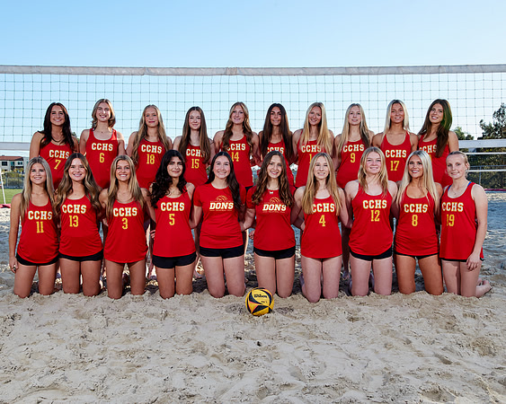 Catherdal Catholic Girls Beach Volleyball Team Media Day