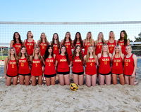 Catherdal Catholic Girls Beach Volleyball Team Media Day