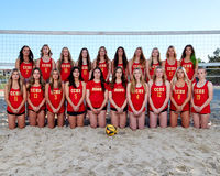 Catherdal Catholic Girls Beach Volleyball Team Media Day