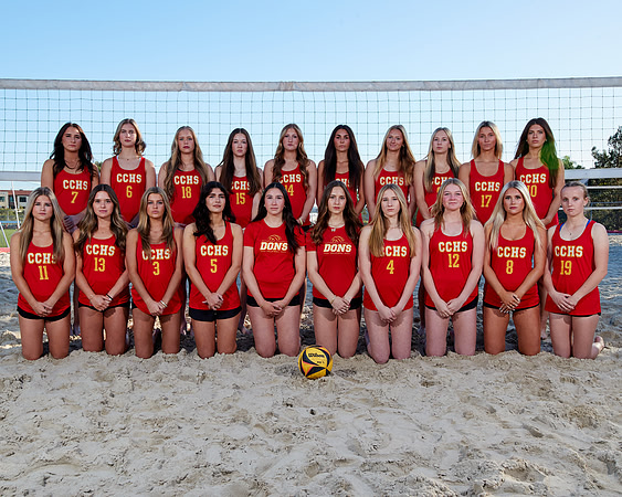 Catherdal Catholic Girls Beach Volleyball Team Media Day