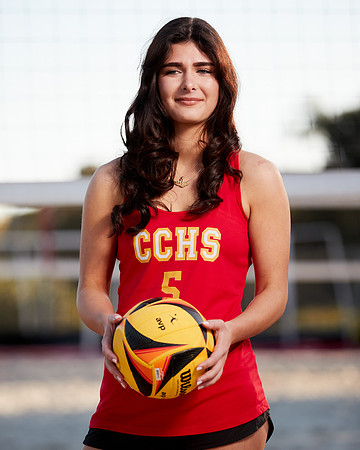 Catherdal Catholic Girls Beach Volleyball Team Media Day