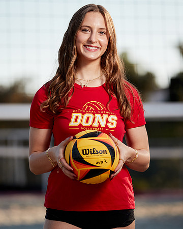 Catherdal Catholic Girls Beach Volleyball Team Media Day