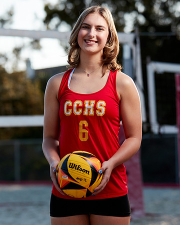 Catherdal Catholic Girls Beach Volleyball Team Media Day