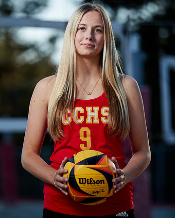Catherdal Catholic Girls Beach Volleyball Team Media Day