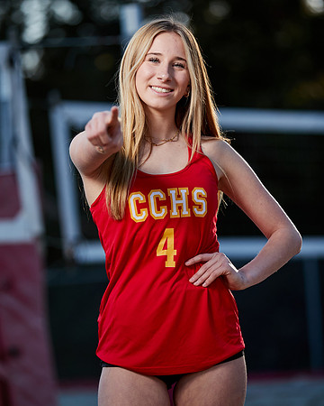 Catherdal Catholic Girls Beach Volleyball Team Media Day