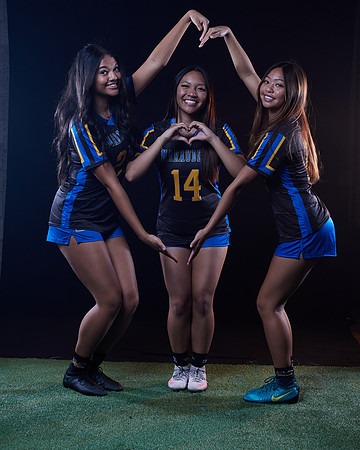 Mira Mesa High School Senior Girls Lacrosee Team Media Day