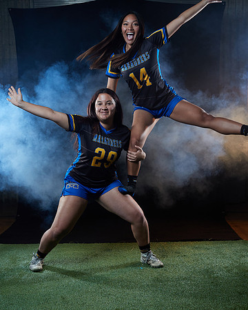 Mira Mesa High School Senior Girls Lacrosee Team Media Day