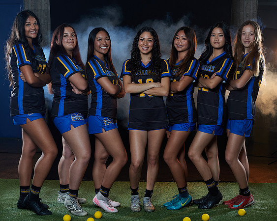 Mira Mesa High School Senior Girls Lacrosee Team Media Day