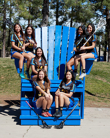 Mira Mesa High School Senior Girls Lacrosee Team Media Day