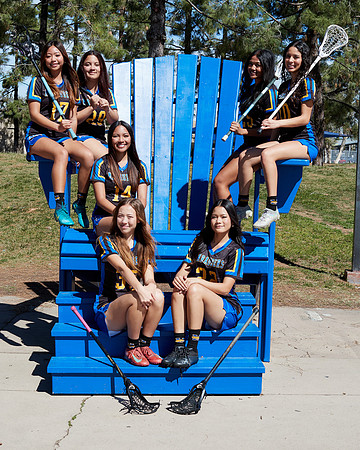 Mira Mesa High School Senior Girls Lacrosee Team Media Day