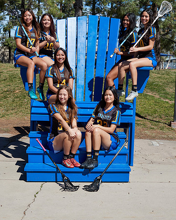 Mira Mesa High School Senior Girls Lacrosee Team Media Day
