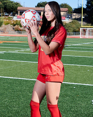 Cathedral Catholic Girls Varisty Soccer Team Media Day