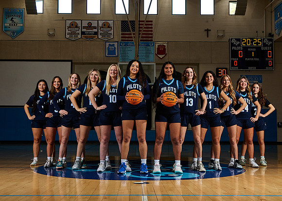 Academy of Our Lady of Peace Varsity Basketball Team Media Day