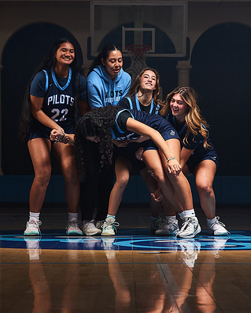 Academy of Our Lady of Peace Varsity Basketball Team Media Day