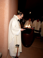 Holy Saturday At the Easter Vigil in the Holy Night of Easter at St. Patrick Community Church