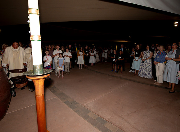 Holy Saturday At the Easter Vigil in the Holy Night of Easter at St. Patrick Community Church