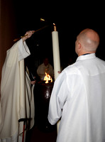 Holy Saturday At the Easter Vigil in the Holy Night of Easter at St. Patrick Community Church