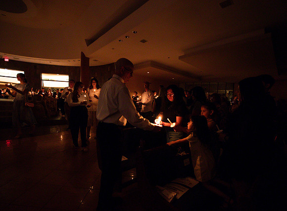 Holy Saturday At the Easter Vigil in the Holy Night of Easter at St. Patrick Community Church