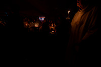 Holy Saturday At the Easter Vigil in the Holy Night of Easter at St. Patrick Community Church