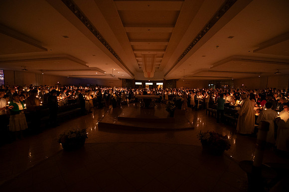 Holy Saturday At the Easter Vigil in the Holy Night of Easter at St. Patrick Community Church
