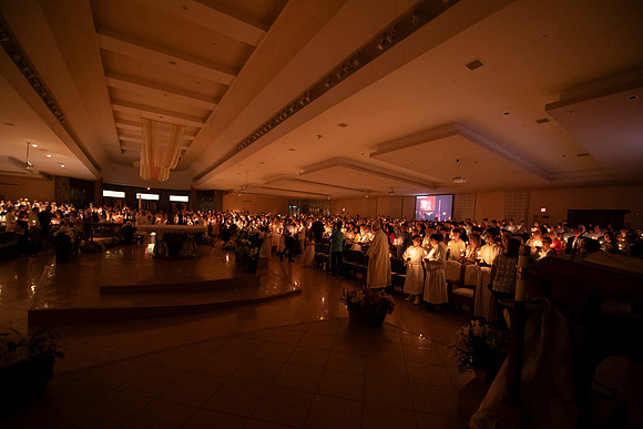Holy Saturday At the Easter Vigil in the Holy Night of Easter at St. Patrick Community Church