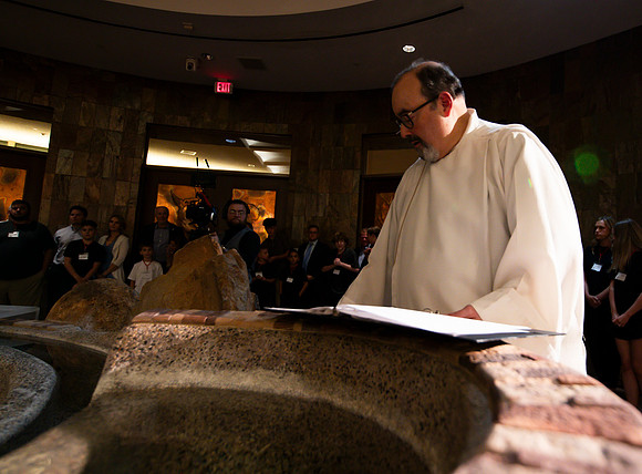 Holy Saturday At the Easter Vigil in the Holy Night of Easter at St. Patrick Community Church