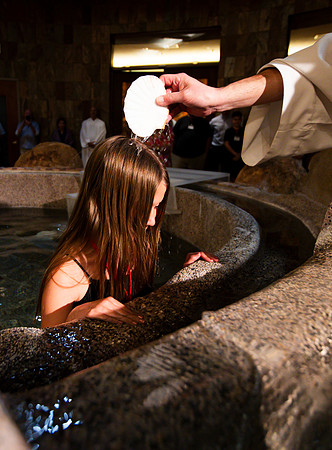 Holy Saturday At the Easter Vigil in the Holy Night of Easter at St. Patrick Community Church