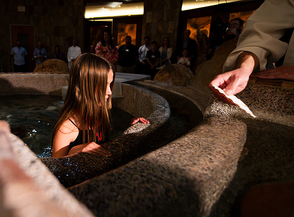 Holy Saturday At the Easter Vigil in the Holy Night of Easter at St. Patrick Community Church