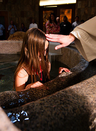 Holy Saturday At the Easter Vigil in the Holy Night of Easter at St. Patrick Community Church