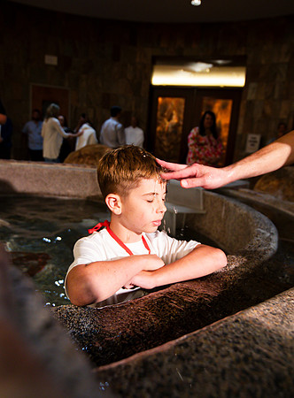 Holy Saturday At the Easter Vigil in the Holy Night of Easter at St. Patrick Community Church