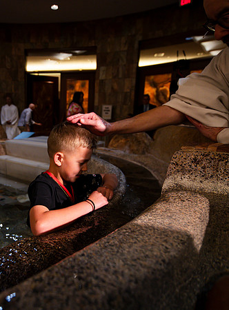 Holy Saturday At the Easter Vigil in the Holy Night of Easter at St. Patrick Community Church